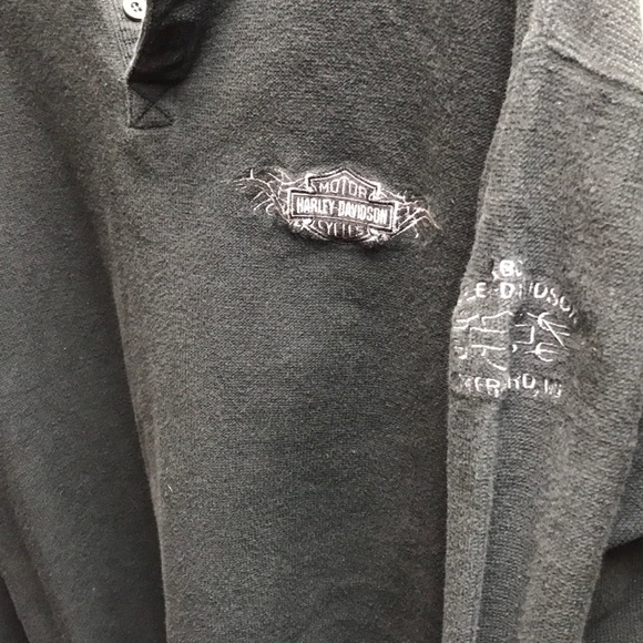 Harley Davidson long sleeve sweat shirt men’s - Picture 2 of 5